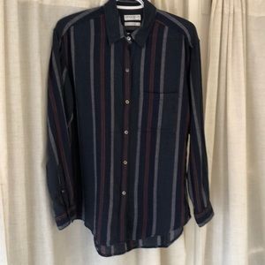 Community Linen Blend Button Up Shirt